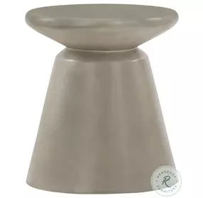 Umbre Medium Gray Concrete End Table