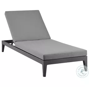 Menorca Gray Outdoor Patio Adjustable Lounge Chaise