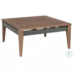 Orbit Brown Outdoor Patio Coffee Table