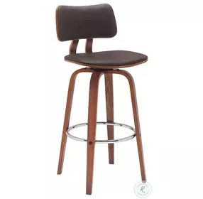 Pico Brown Swivel 30" Bar Stool