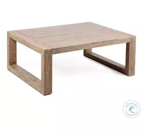 Paradise Light Eucalyptus Wood Outdoor Coffee Table