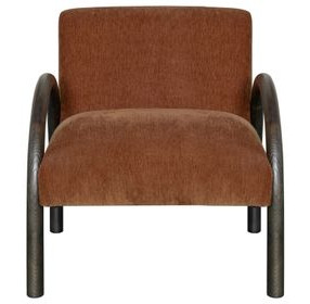 Rae Logan Brown Upholstered Accent Chair