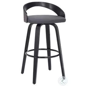 Sonia Gray 26" Swivel Counter Height Stool