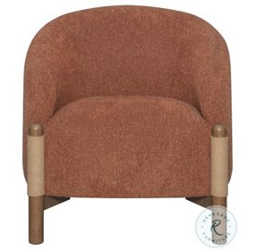 Stormy Salted Rust Performance Fabric Accent Chair
