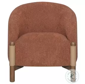 Stormy Salted Rust Performance Fabric Accent Chair