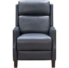 Ledger Santa Fe Ocean Leather Power Recliner with Power Lumbar and USB Charging