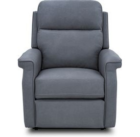 Lena Cappricio Slate Performance Fabric Power Lift Recliner with USB Charging and 2 Zone Heat