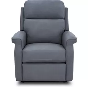 Lena Cappricio Slate Performance Fabric Power Lift Recliner with USB Charging and 2 Zone Heat