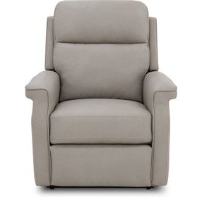 Lena Capriccio Dove Performance Fabric Power Lift Recliner with USB Charging and 2 Zone Heat