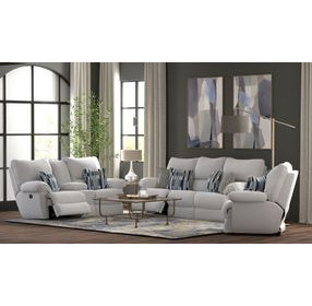 Lenny Winter Power Lay Flat Reclining Living Room Set