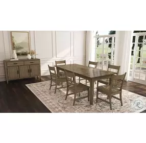 Leucadia Toasted Java Extendable Dining Room Set