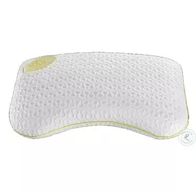 Level White And Yellow Personal Performance Extra Firm Pillow