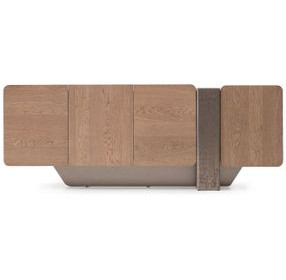 Bristol Point Saddle Brown Rectangular Console Table