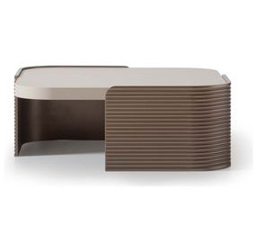 Moderne Rich Champagne Tall Cocktail Table