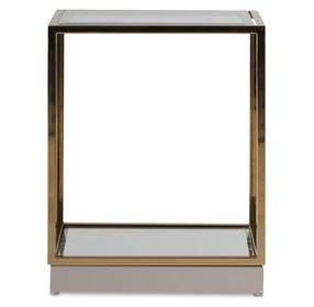 Savannah Breeze Bright Gold Square End Table