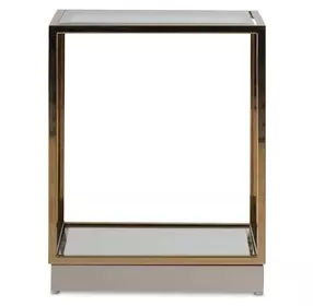 Savannah Breeze Bright Gold Square End Table
