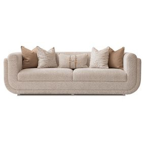 Savannah Breeze Cashmere and Bright Gold Standard 92" Sofa