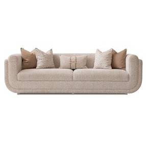 Savannah Breeze Cashmere and Bright Gold Mansion 104" Sofa