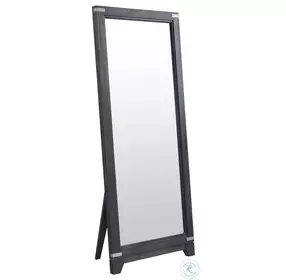 Laguna Bedroom Weathered Steel Floor Mirror