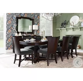 Revival Napa Mahogany Extendable Dining Room Set
