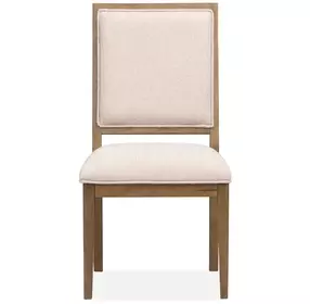 Valmont Beige Upholstered Side Chair Set of 2