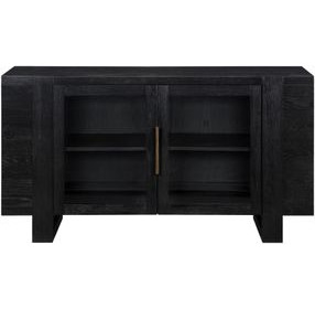 Reid Black 2 Door Server with USB Charging