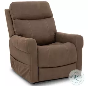 Lloyd Stonewash Granite Performance Fabric Power Lift Recliner with Power Headrest And Lumbar