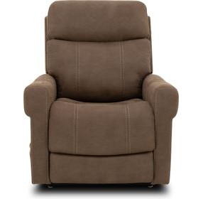 Lloyd Stonewash Granite Performance Fabric Power Lift Recliner with Power Lumbar and USB Charging