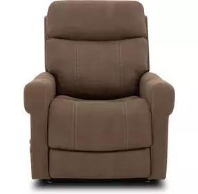 Lloyd Stonewash Granite Performance Fabric Power Lift Recliner with Power Lumbar and USB Charging