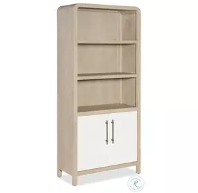 Branmore Pebble And Ivory Bookcase