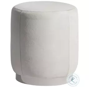 Ash Cream Ottoman