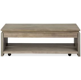 Conrad Stone Harbor Gray Rectangular Lift Top Cocktail Table