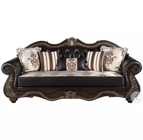 Maximus Brown 87" Sofa