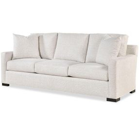 Cornerstone Beige 93" Sofa with Throw Pillows