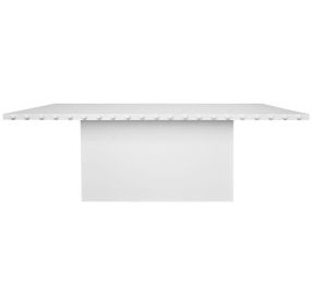 Lucian White 86" Rectangular Dining Table