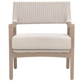Lucia Stone Performance Fabric Outdoor Club Chair