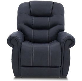 Lucas Canyon Ocean Performance Fabric Power Lift Recliner with USB Charging and 3 Zone Heat