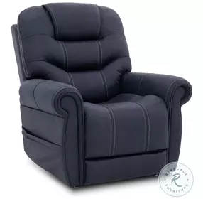 Lucas Canyon Ocean Performance Fabric Power Lift Recliner With Power Headrest Power Lumbar And 3 Zone Heat