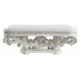 Vanaheim Antique White Rectangular Coffee Table