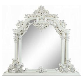 Vanaheim Antique White Arched Vanity Mirror
