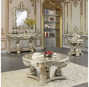 Sorina Antique Gold Occassional Table Set