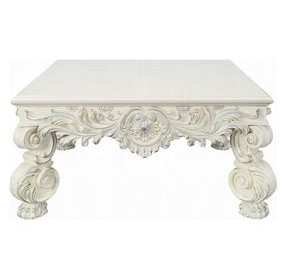 Adara Antique White Square Cocktail Table