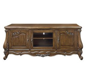 Latisha Antique Oak 75" TV Stand with LED