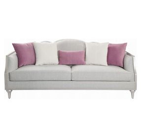 Kasa Beige 90" Sofa with Pillows