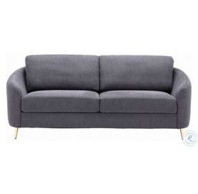 Yuina Gray Linen 80" Sofa