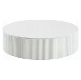 Dyllan White Round Cocktail Table
