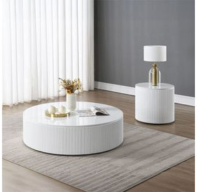 Dyllan White Occassional Table Set