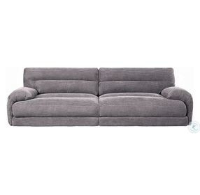 Cadenza Gray Corduroy 112" Sofa