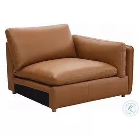 Brighton Brown Top Grain Leather Modular RAF Arm Chair