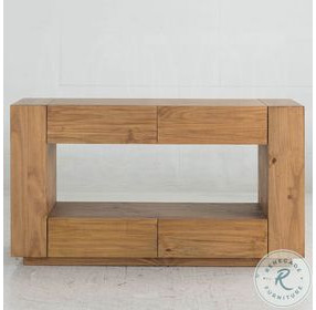 Harlan Oak Sofa Rectangular Table